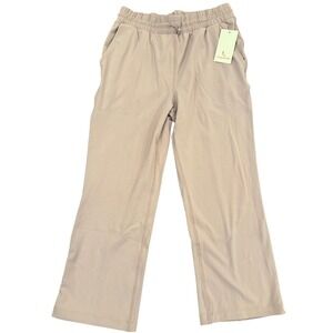 Leapstride Womens Straight Leg Track Pant Mauve Shadow CAP2509 24in Inseam M
